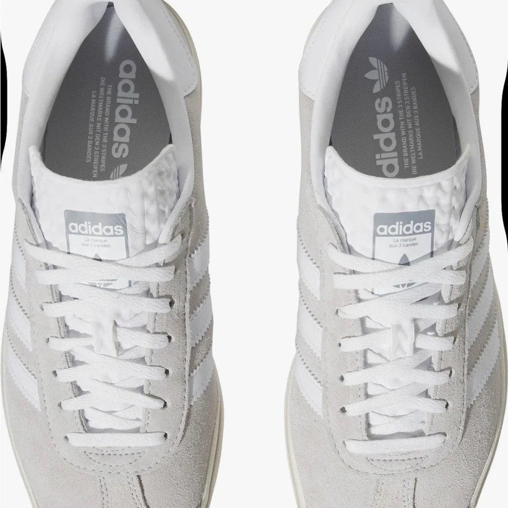 Adidas Women's Gazelle Bold Platform Sneaker in Light Gray (NWOB) - Picture 4 of 10